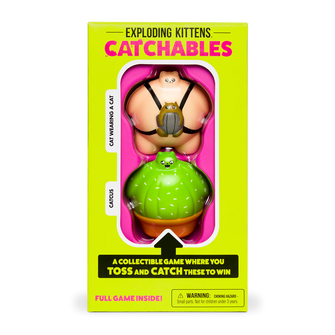 Catchables 2-Pack #2 (Cat-wearing-a-cat & Catcus)