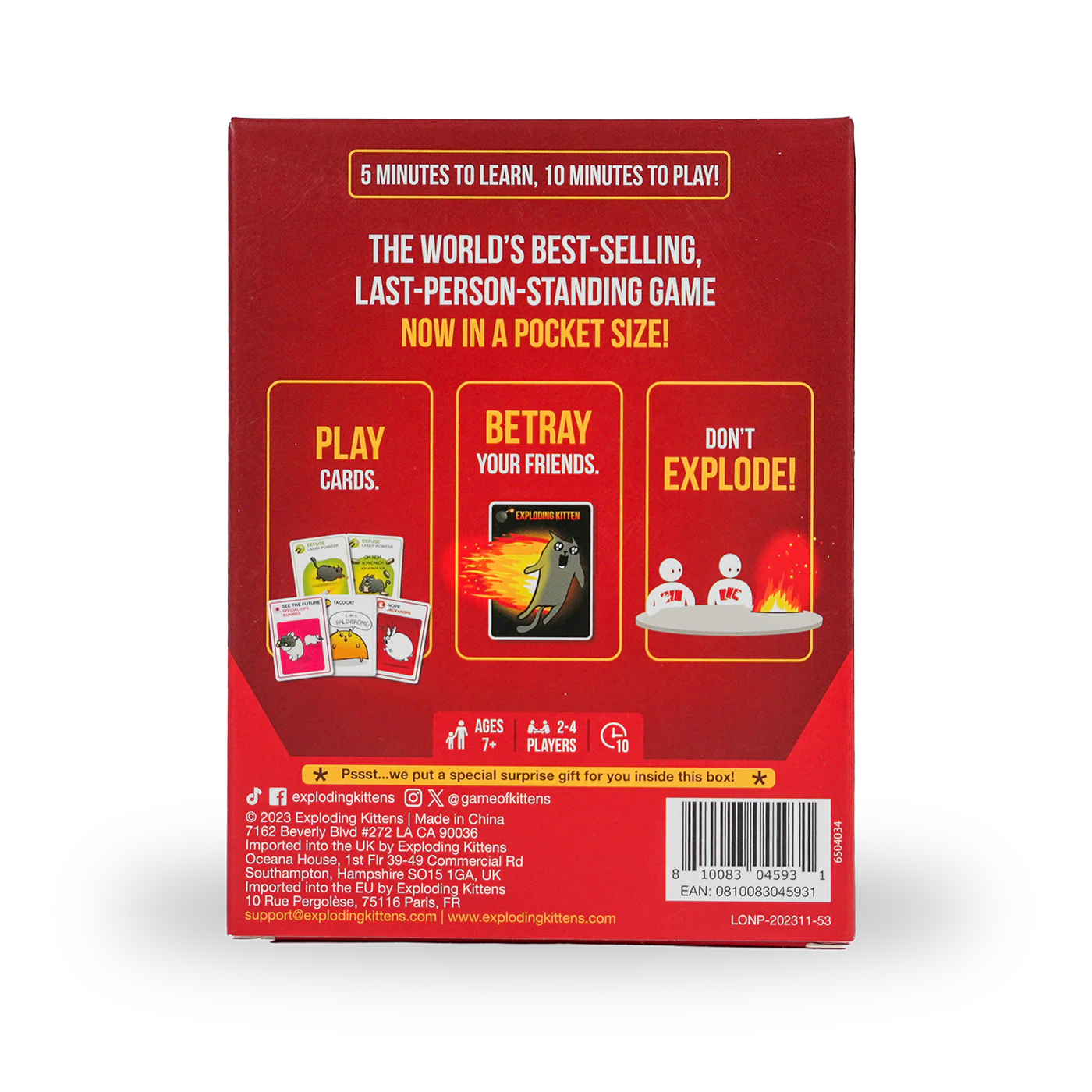 Exploding Kittens Original: Grab & Game Edition - Image 2
