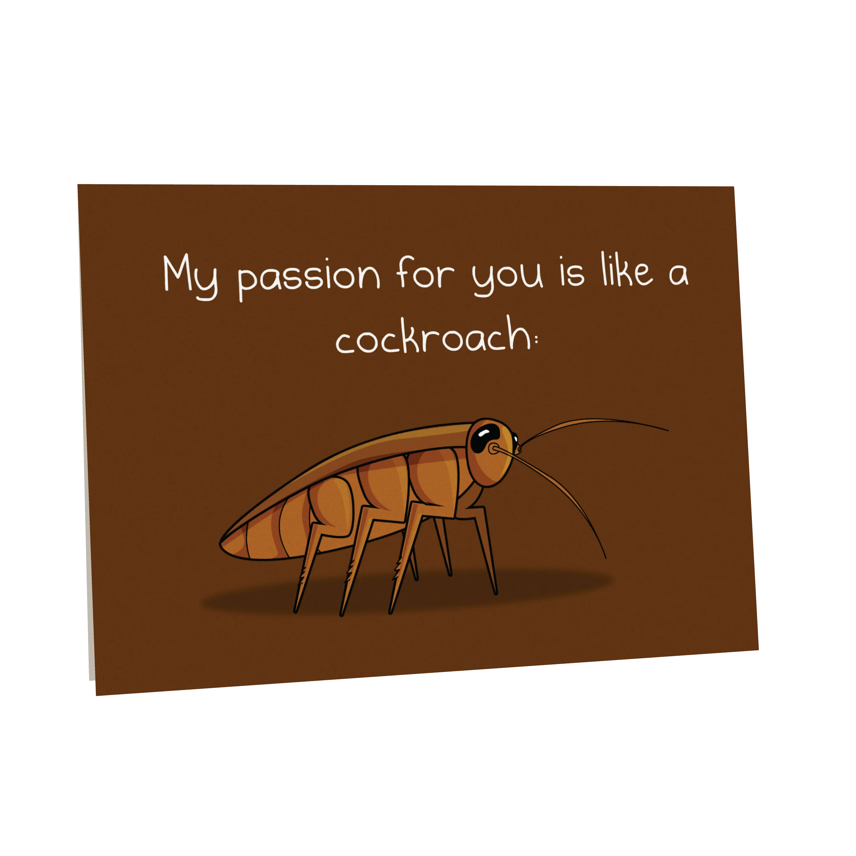 Cockroach - NSFW Love & Friendship Greeting Card - Image 2