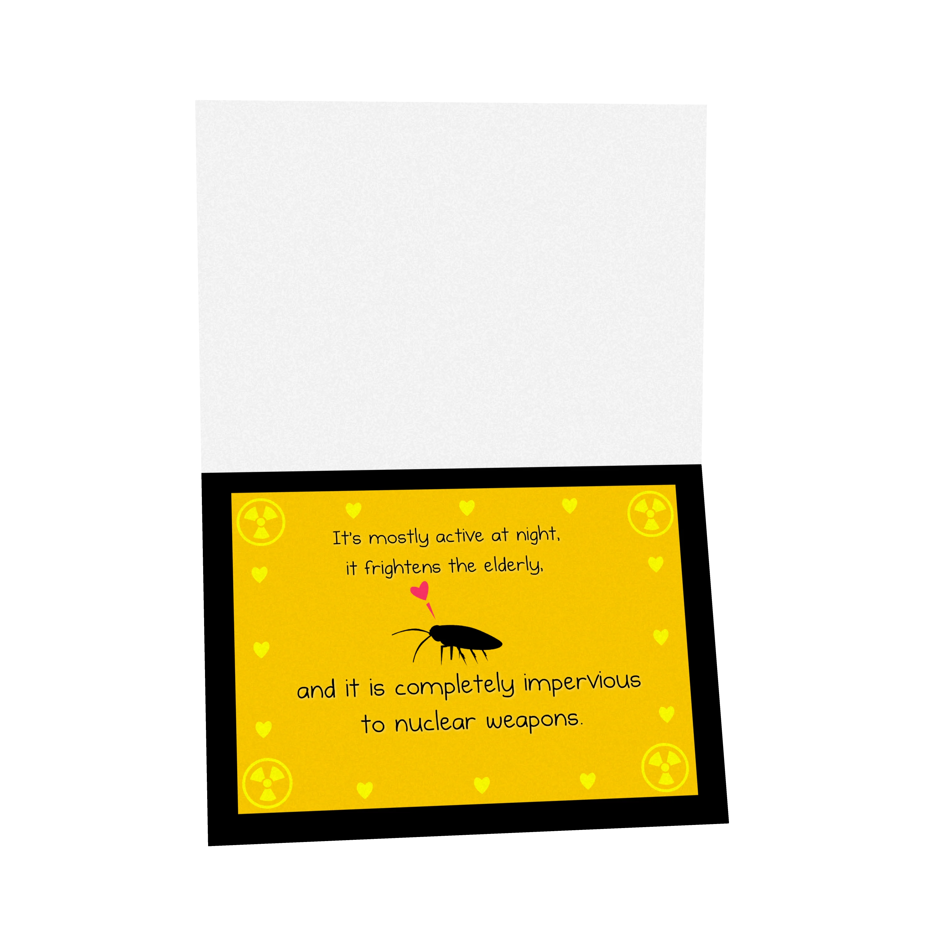 Cockroach - NSFW Love & Friendship Greeting Card - Image 3