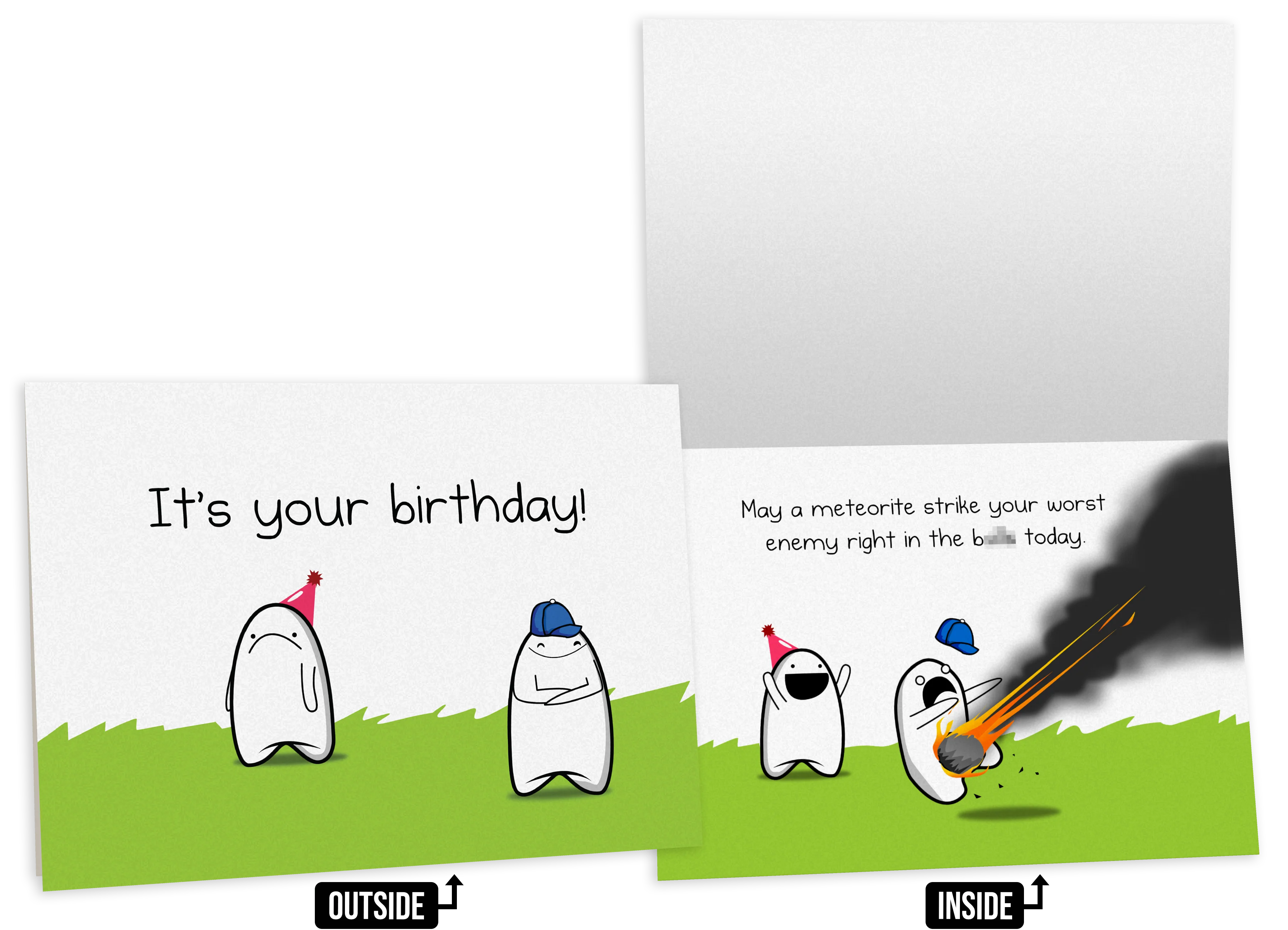 Meteorite - NSFW Birthday Greeting Card