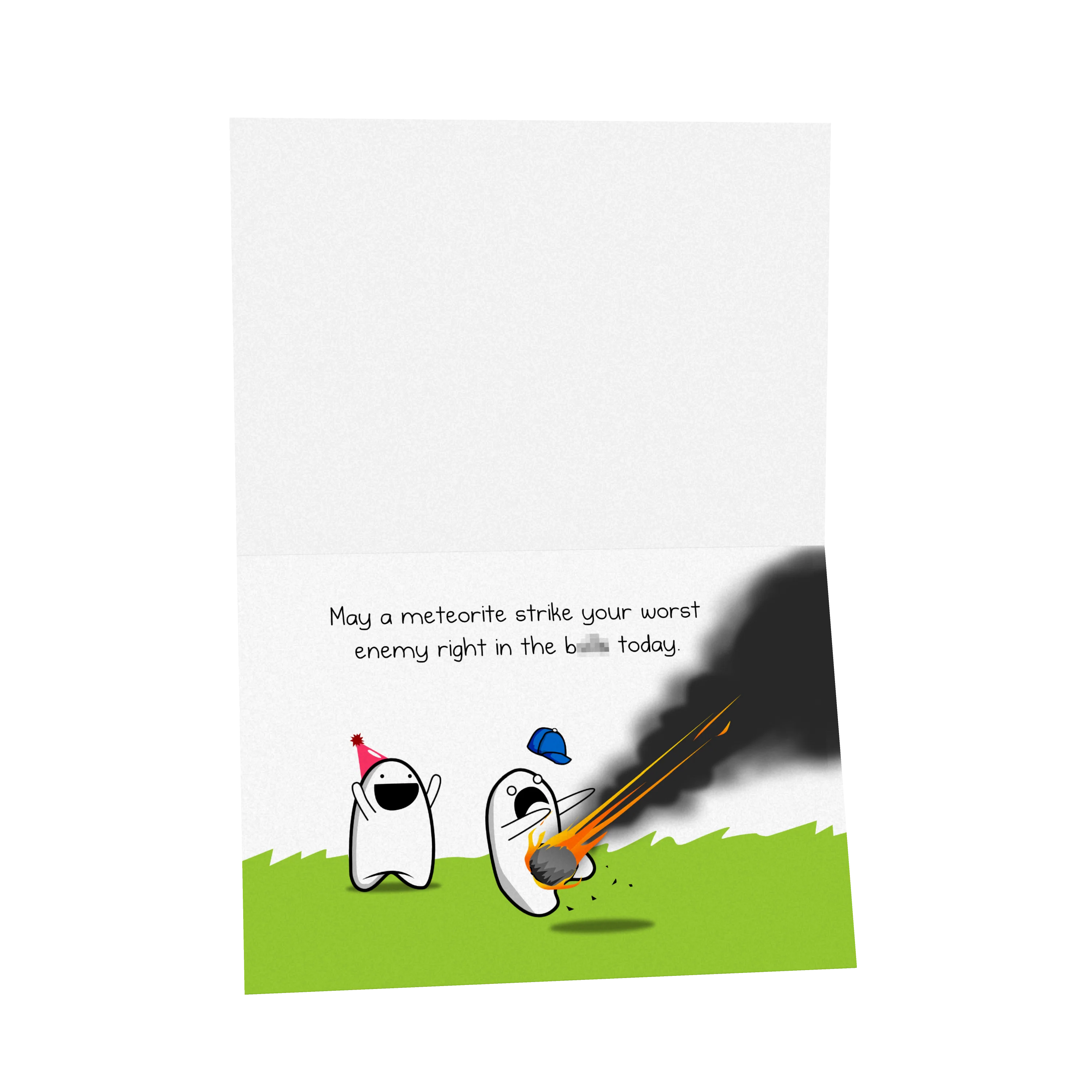 Meteorite - NSFW Birthday Greeting Card - Image 3