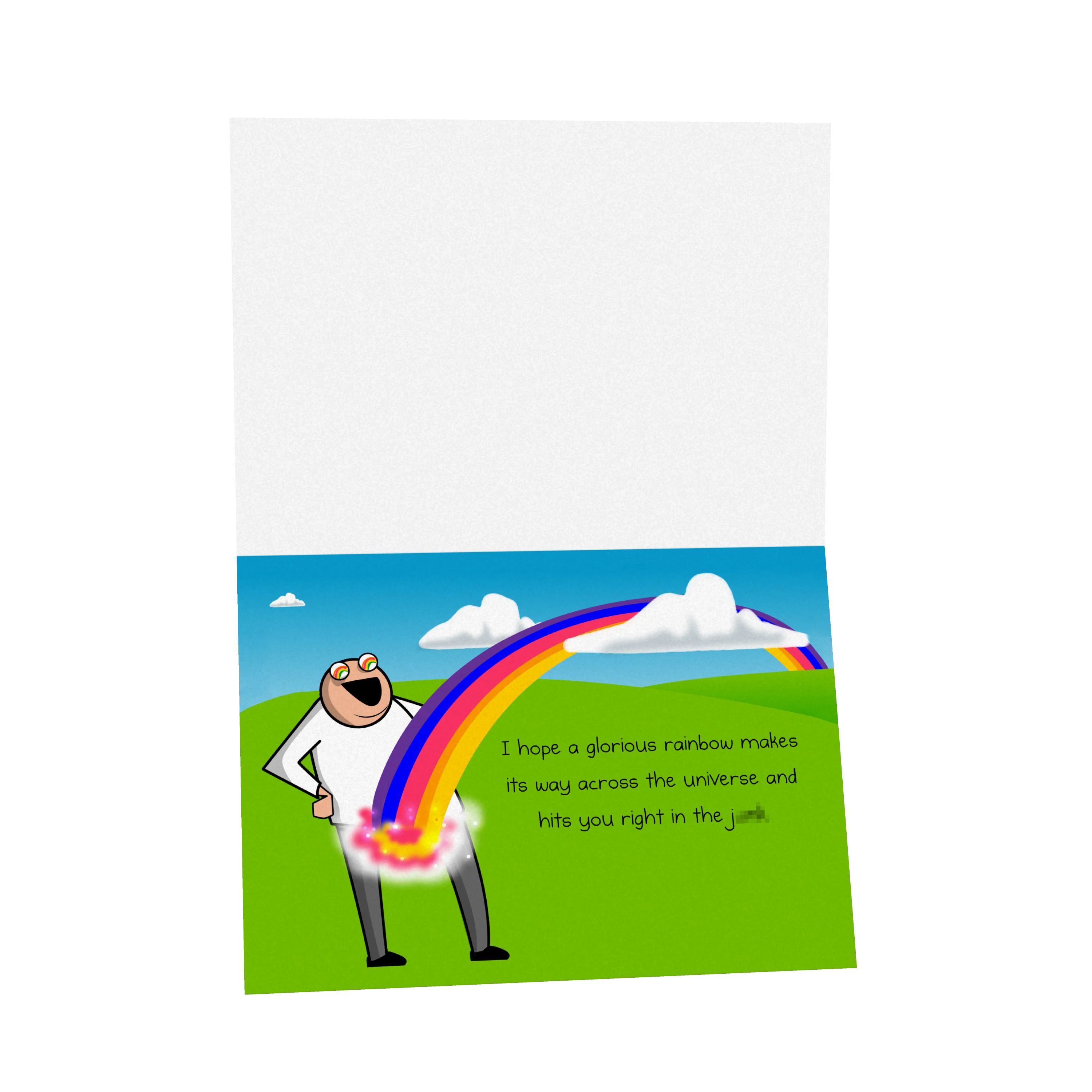 Rainbow - NSFW Birthday Greeting Card - Image 3