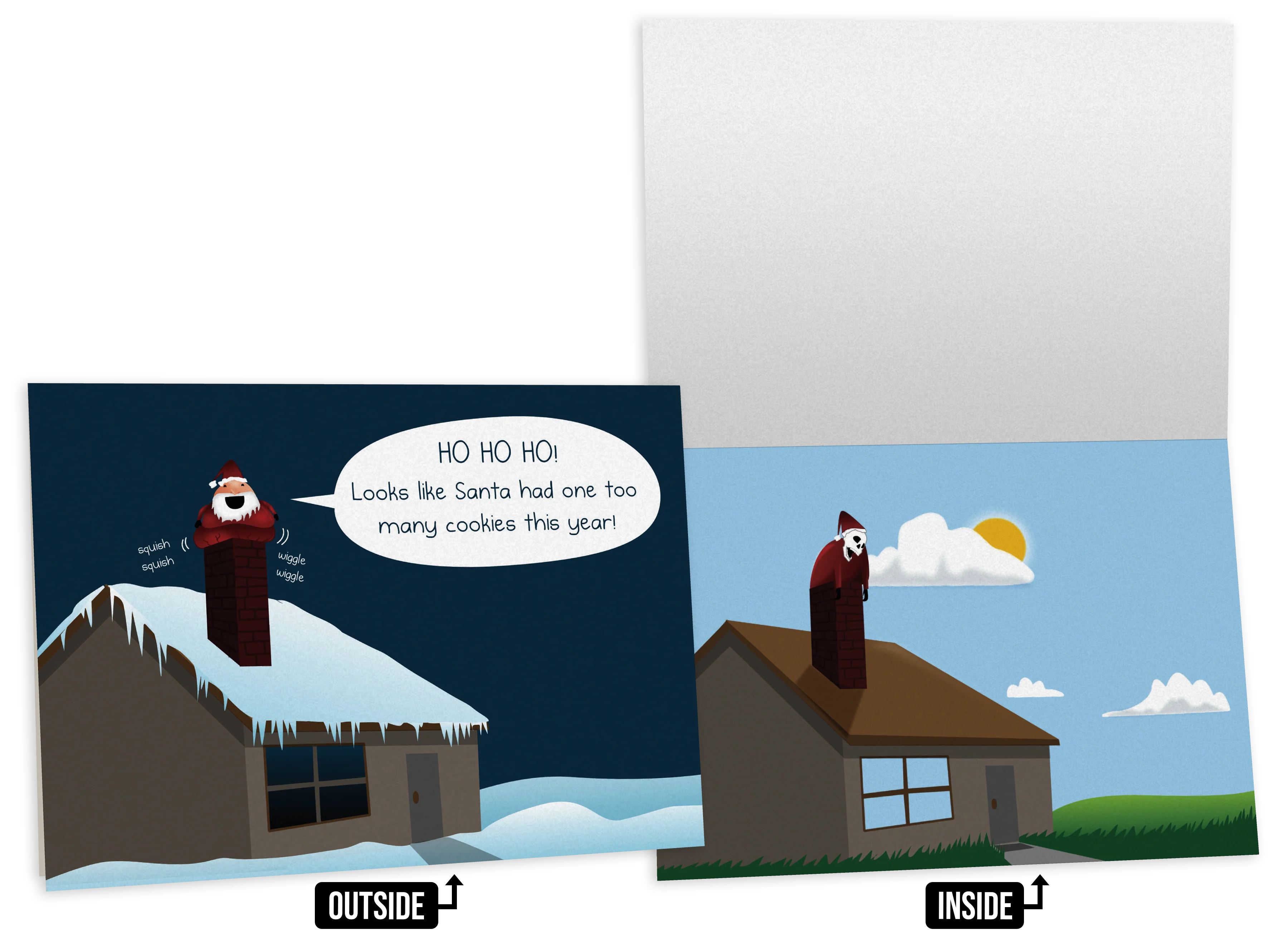 NSFW Christmas Greeting Card Bundle - 4 pack - Image 3