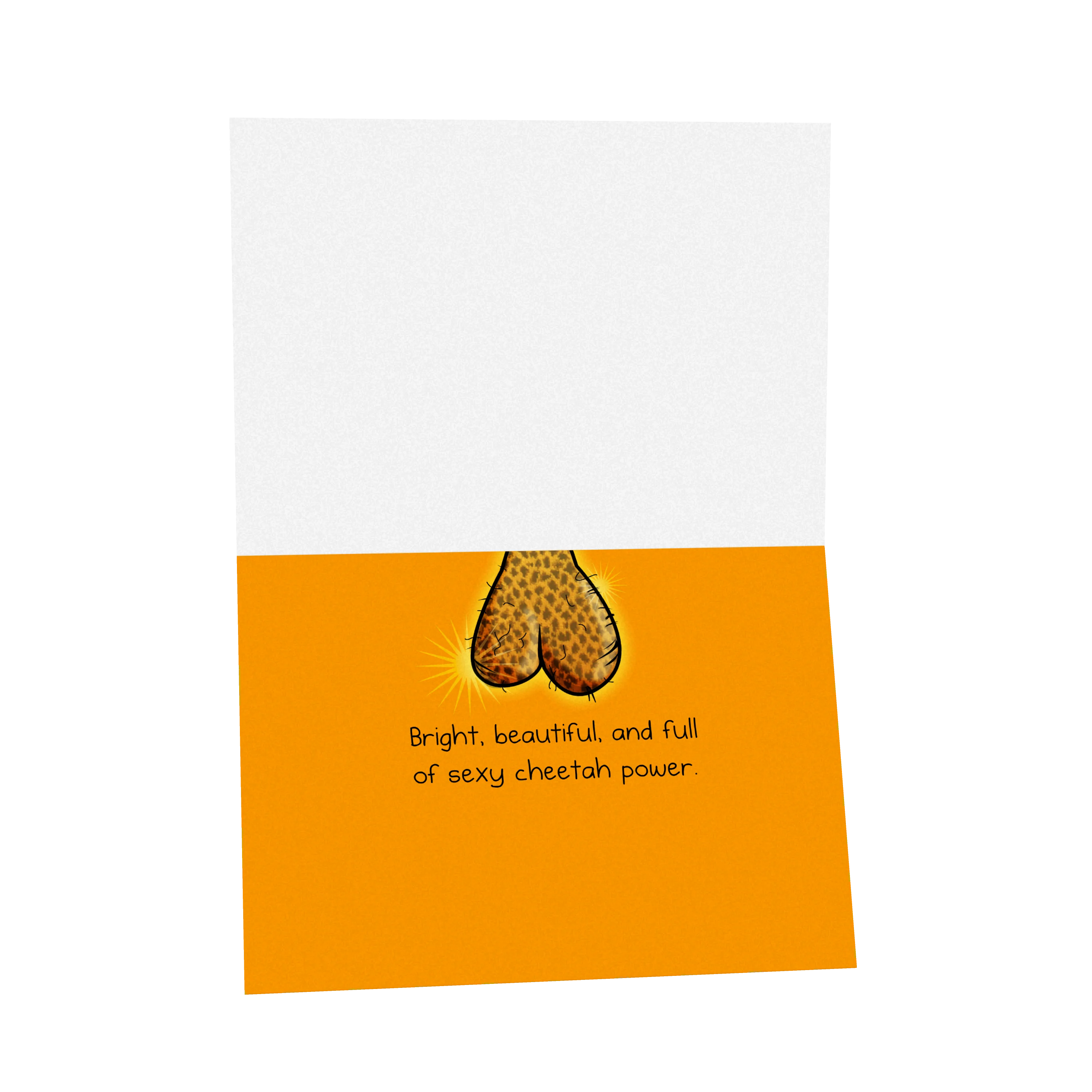 Cheetah - NSFW Love & Friendship Greeting Card - Image 3