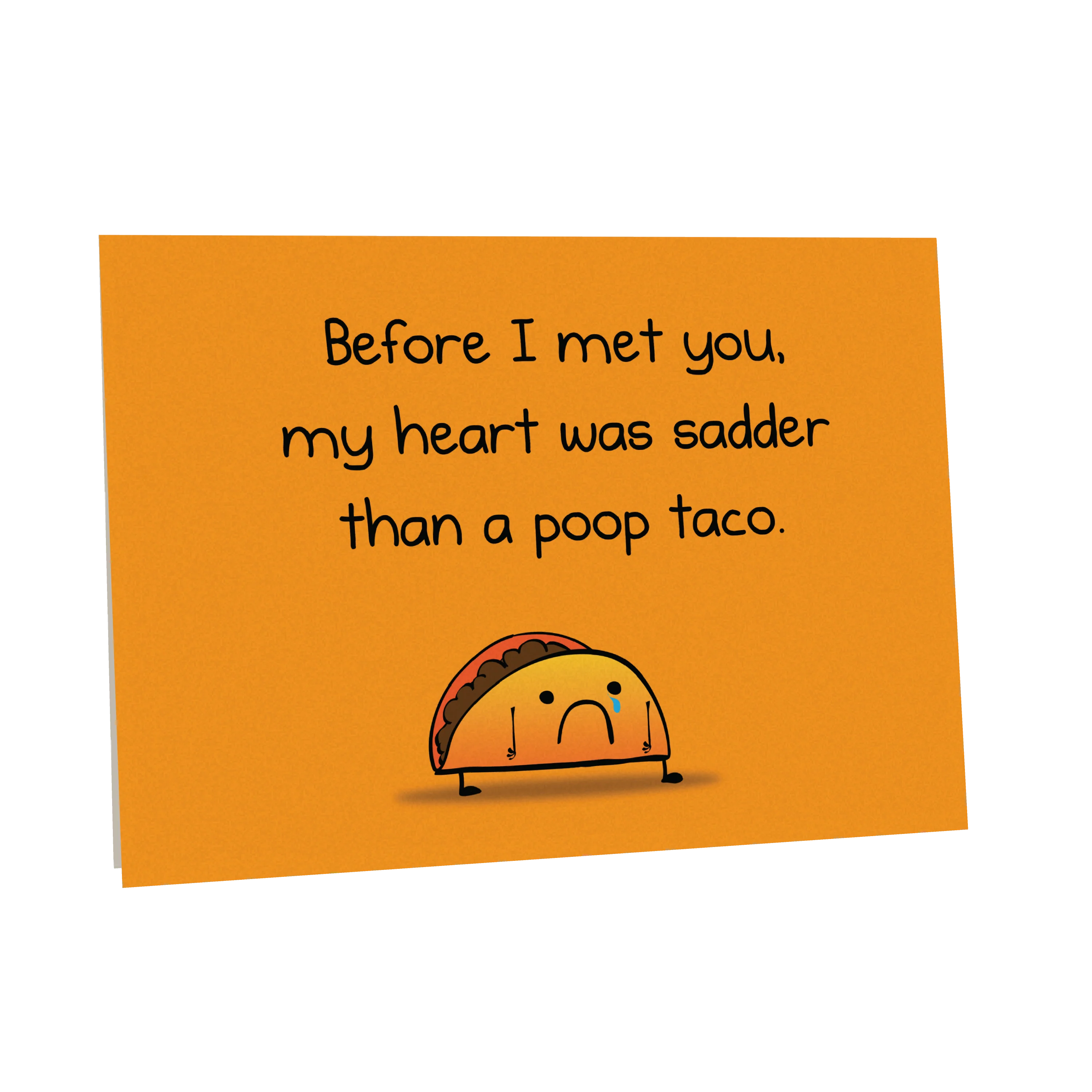 Poop Taco - NSFW Love & Friendship Greeting Card - Image 2