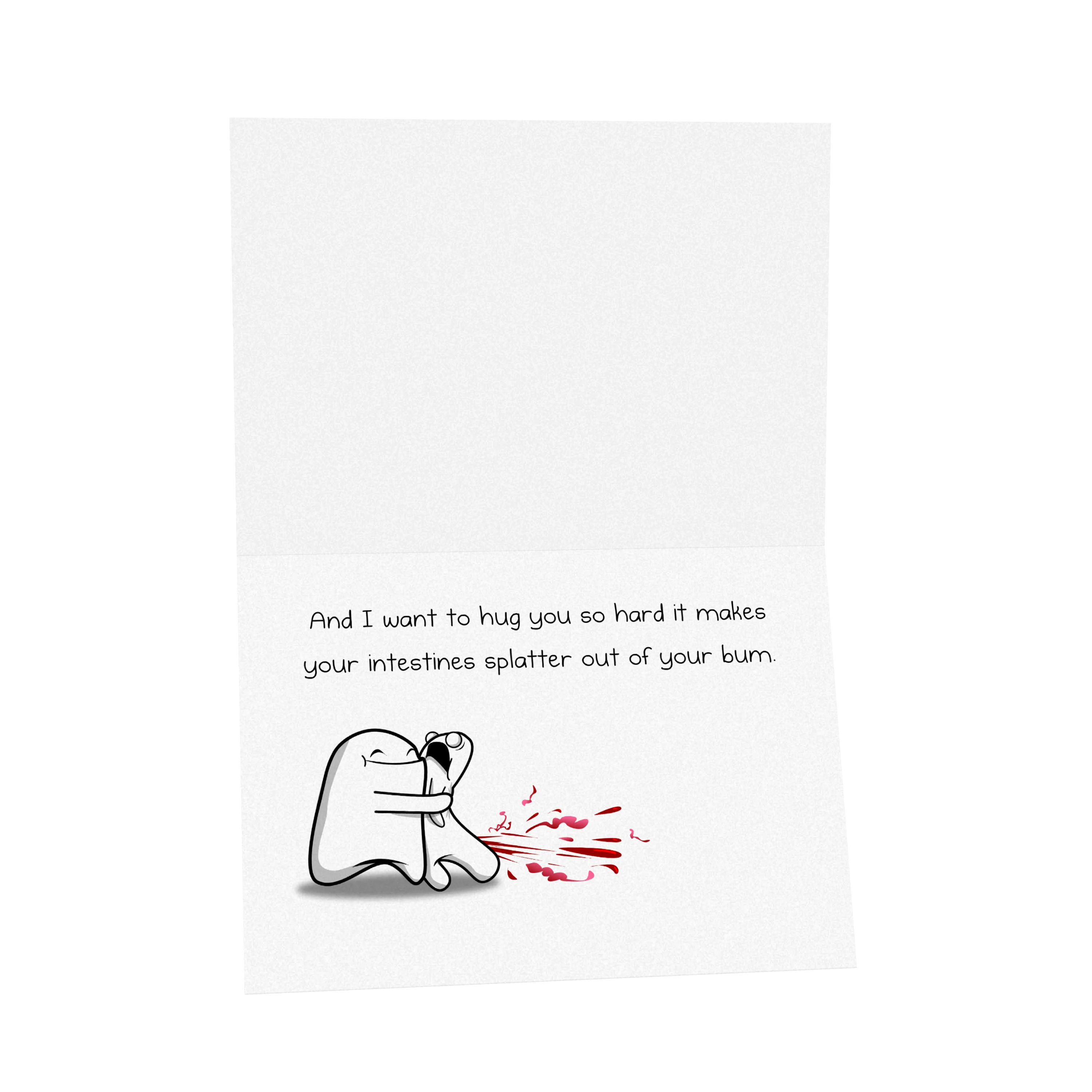 Splatter - NSFW Love & Friendship Greeting Card - Image 3