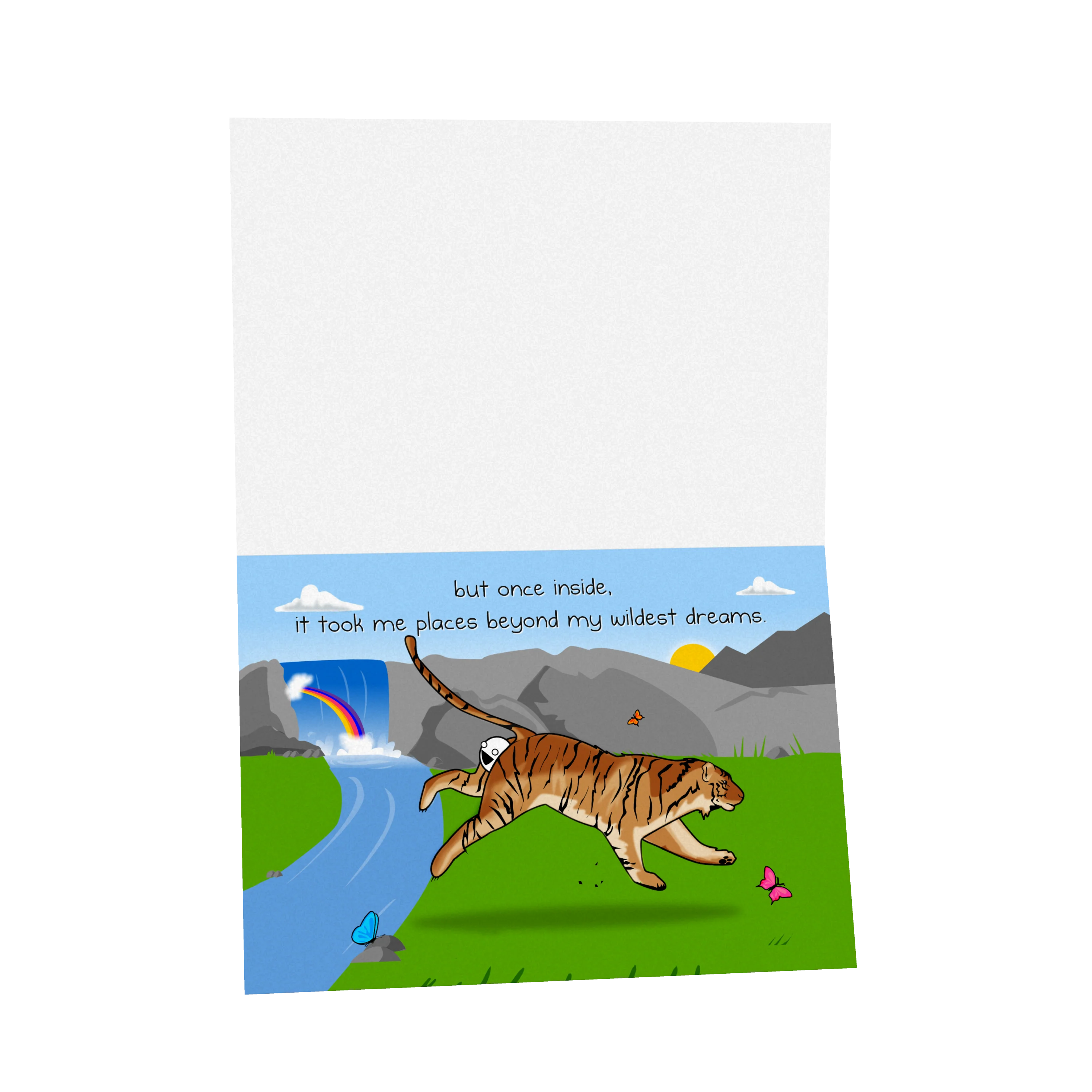 Tiger - NSFW Love & Friendship Greeting Card - Image 3